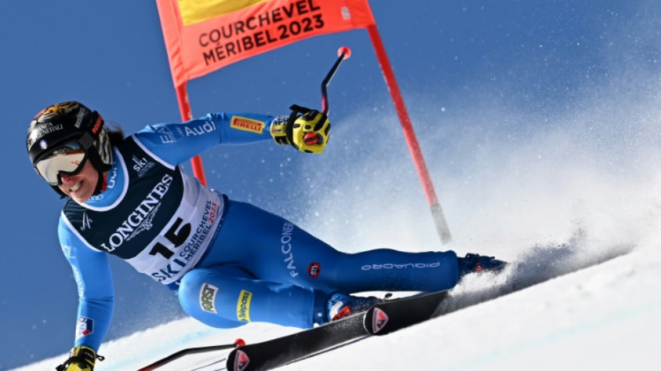 Mondiaux de ski alpin: Brignone meilleur temps du super-G du combiné, Shiffrin placée