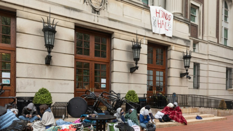 Un bâtiment occupé à Columbia, épicentre du mouvement étudiant pro-palestinien aux Etats-Unis