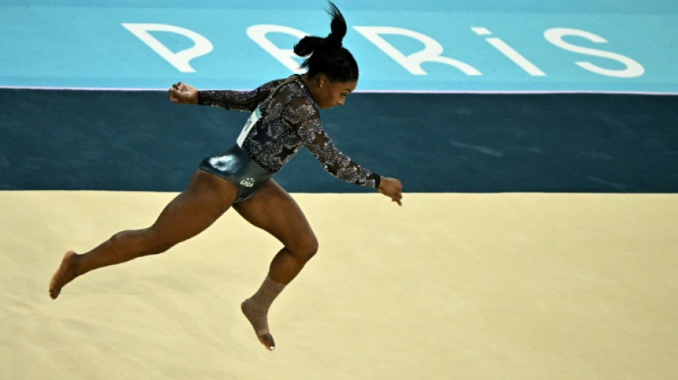 JO/Gymnastique: le premier show époustouflant de Simone Biles