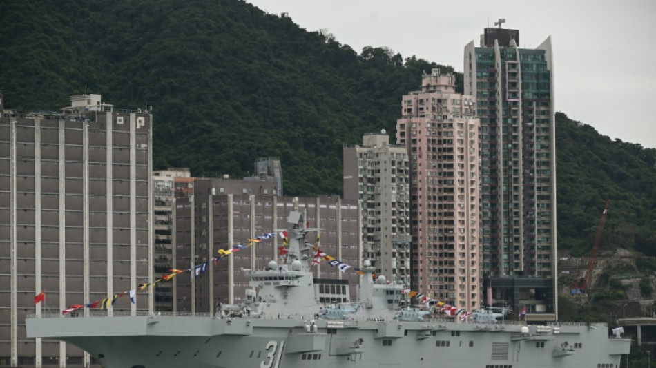 La Chine expose un navire de guerre dernier cri à Hong Kong