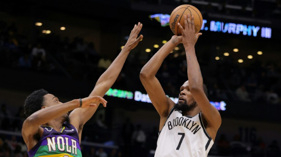 NBA: Durant mène Brooklyn à la victoire sur les Pelicans 