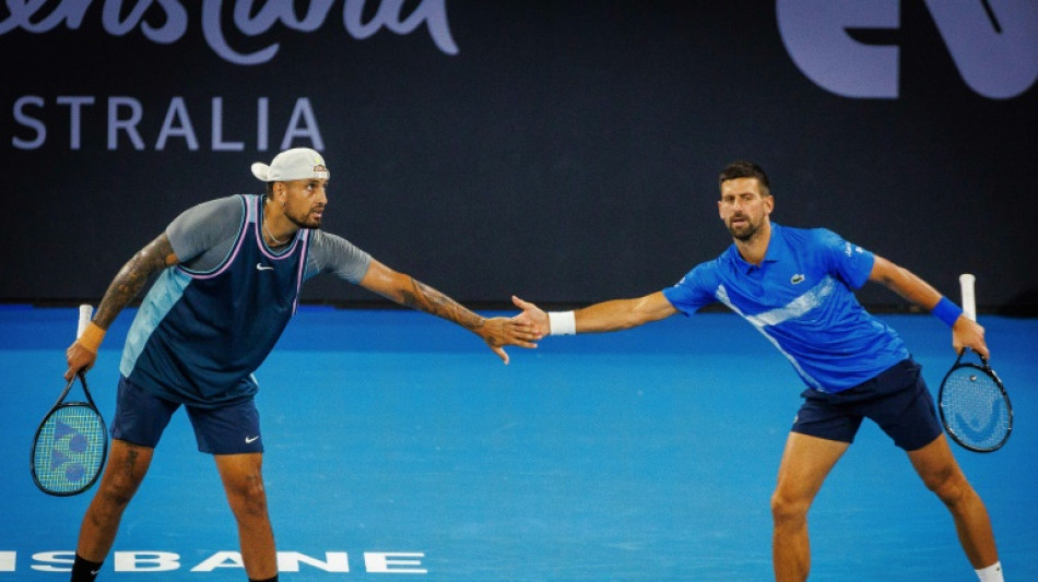 ATP/Brisbane: associé à Kyrgios, Djokovic lance sa saison par un succès en double