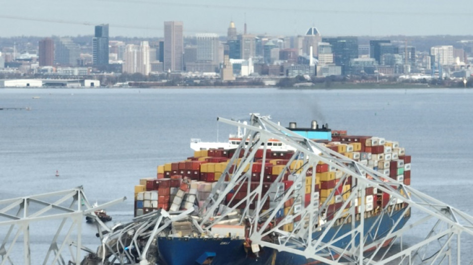 L'important port de Baltimore bloqué après l'effondrement d'un pont