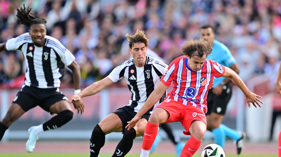 Juve ko nell'ultimo test, l'Atletico Madrid vince 2-0 in Svezia