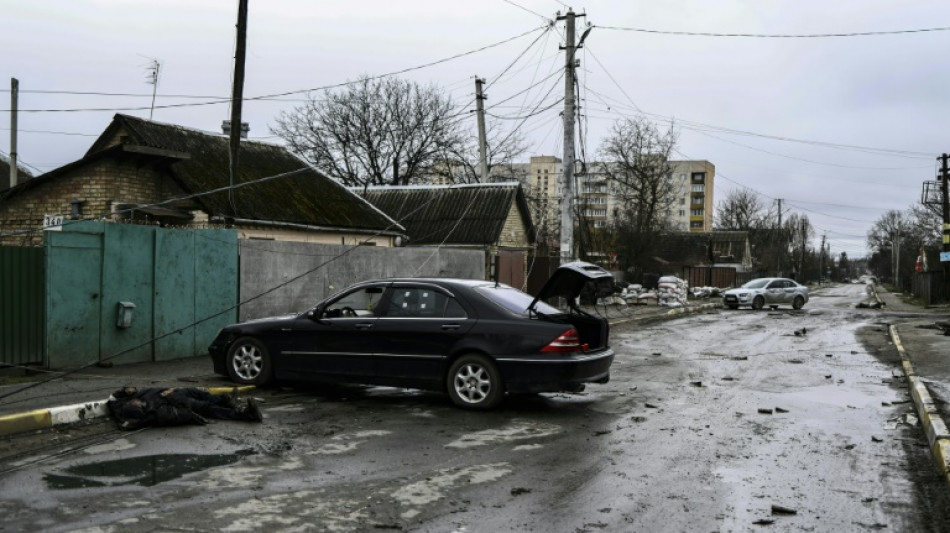 Al menos 20 cadáveres en una calle de Bucha, cerca de Kiev (AFP)