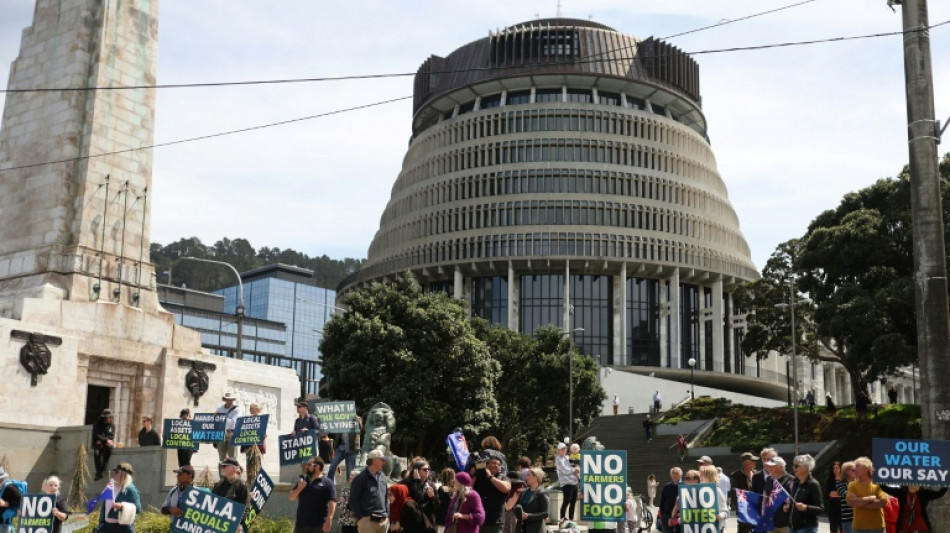 New Zealand farmers protest livestock 'burp and fart' tax