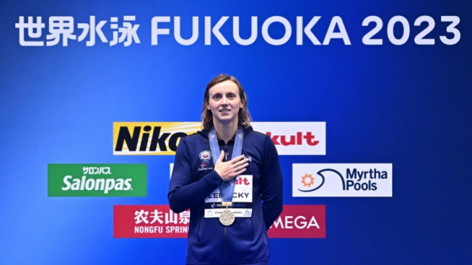 Mondiaux de natation: l'Américaine Ledecky remporte le 1500m, son 20e titre mondial