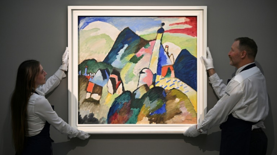 Una obra maestra de Kandinsky, vendida por unos 45 millones de dólares en una subasta en Londres