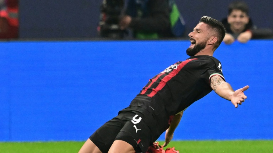 C1: L'AC Milan, emmené par un Giroud de gala, retrouve les 8e de finale