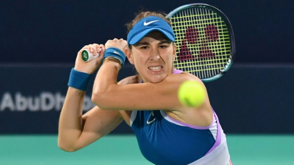 WTA: Belinda Bencic sauve trois balles de match et s'impose à Abou Dhabi