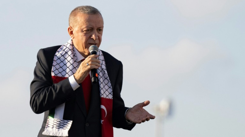 Erdogan acusa Ocidente de ser 'principal culpado' de 'massacre' em Gaza