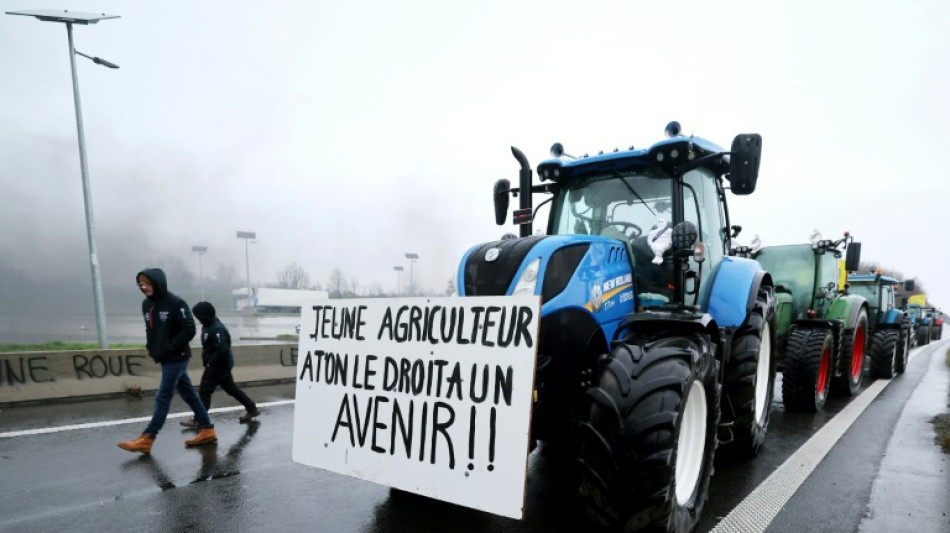 Nord: autoroute coupée par une mobilisation d'agriculteurs français et belges