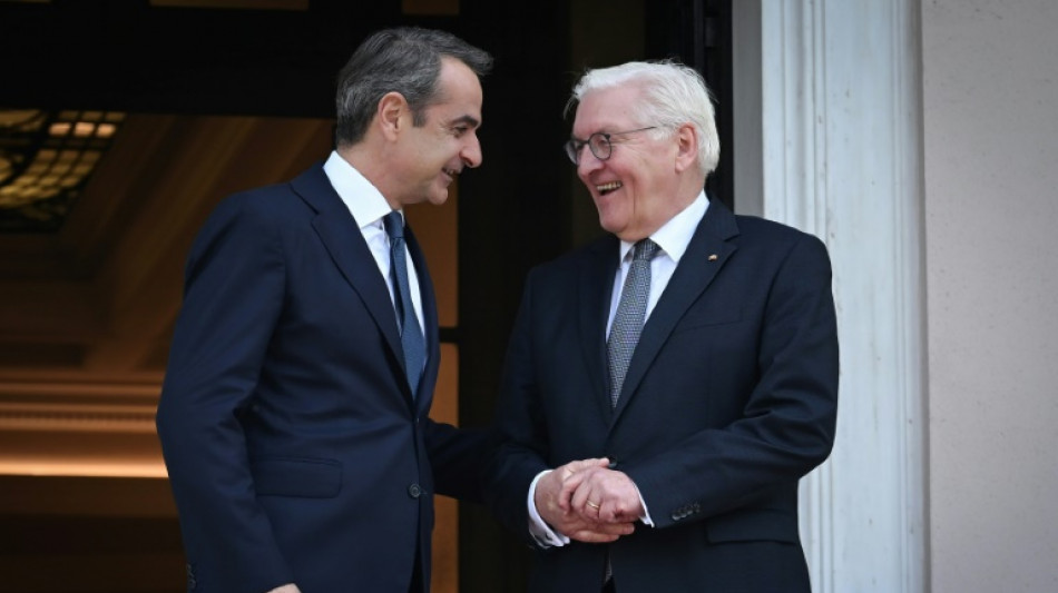 German president visits Greek village gutted by Nazi forces