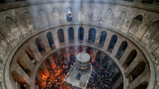 Jerusalem church glows in 'Holy Fire' ritual attended by thousands