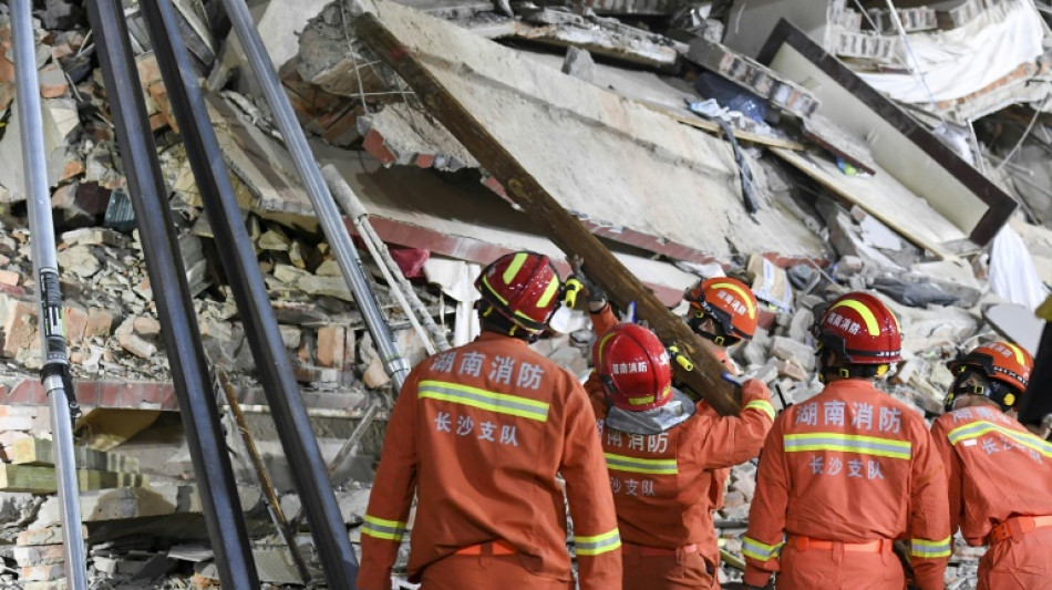 Nueve detenidos por derrumbe de edificio en ciudad de China