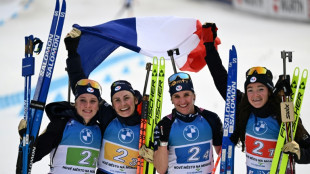 Mondiaux de biathlon: la France sacrée pour la première fois sur le relais féminin