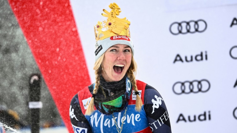 Ski alpin: la géante Shiffrin dépasse Vonn et fond sur Stenmark