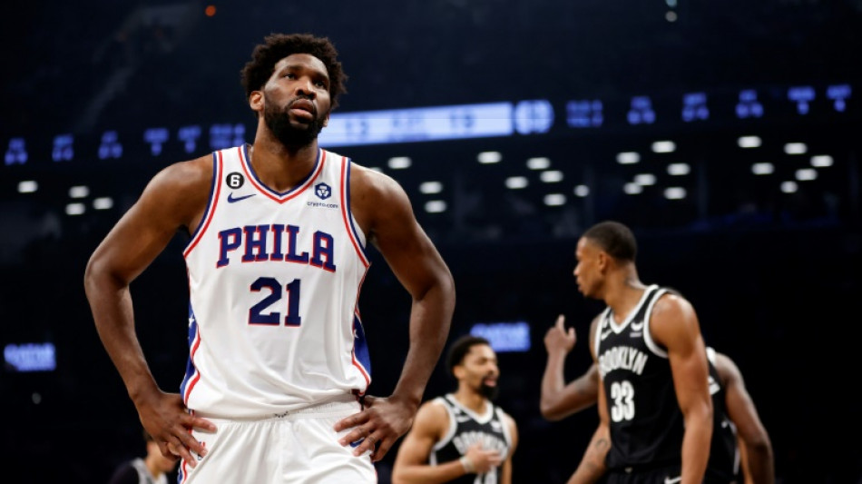 Play-offs de NBA: Philadelphie sans Embiid pour le match 4 contre Brooklyn