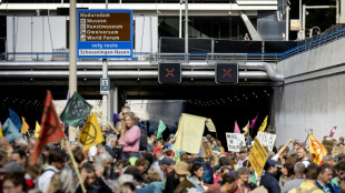 Climate demo shuts down Hague motorway during police strike