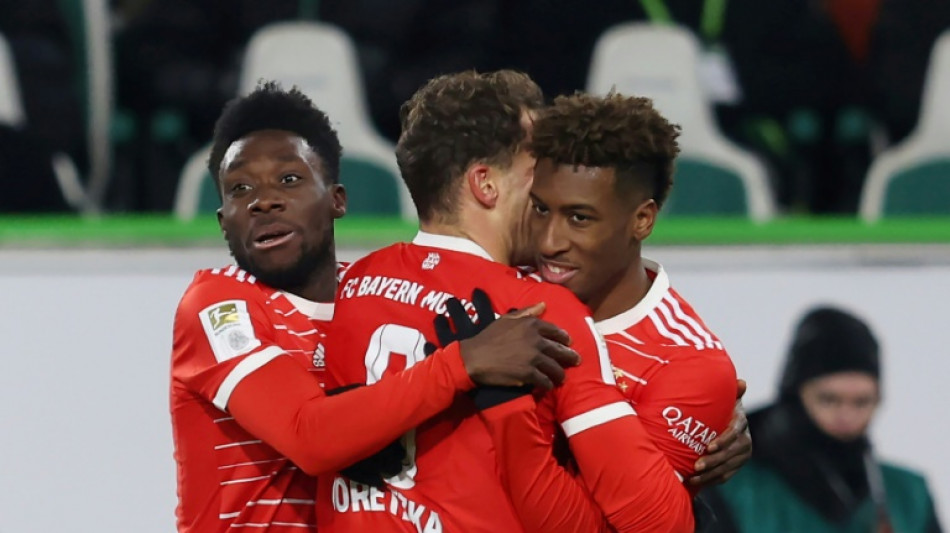 Allemagne: agité en coulisses, le Bayern s'offre une petite bouffée d'oxygène à Wolfsburg