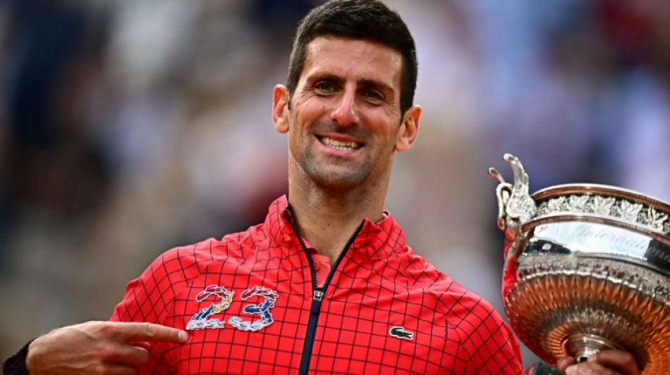 ATP: Djokovic de retour au sommet, Nadal disparaît du Top 100