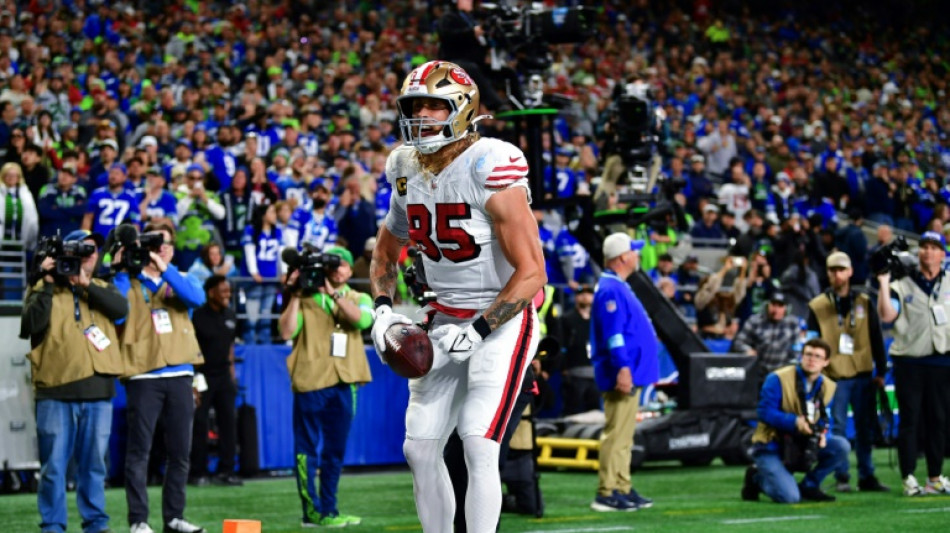 Kittle at the double as Niners hold off Seahawks