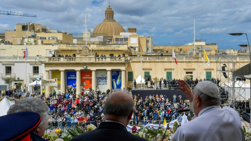 Invoking 'shadows of war', Pope urges Malta to be migrant 'safe harbour'