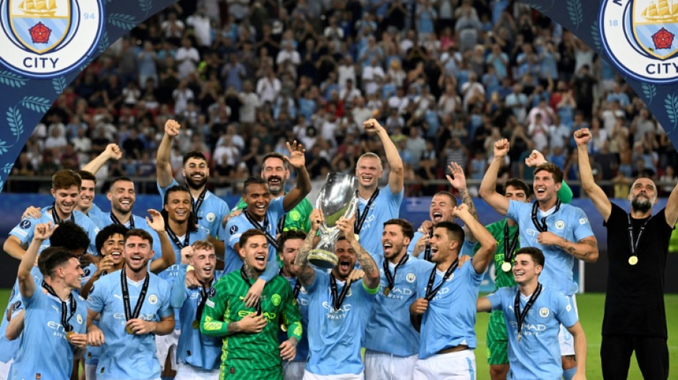 Supercoupe d'Europe: encore un trophée pour Manchester City