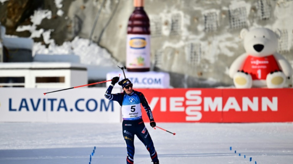 Biathlon: Simon remporte la mass-start d'Anterselva, dernière course avant les Mondiaux