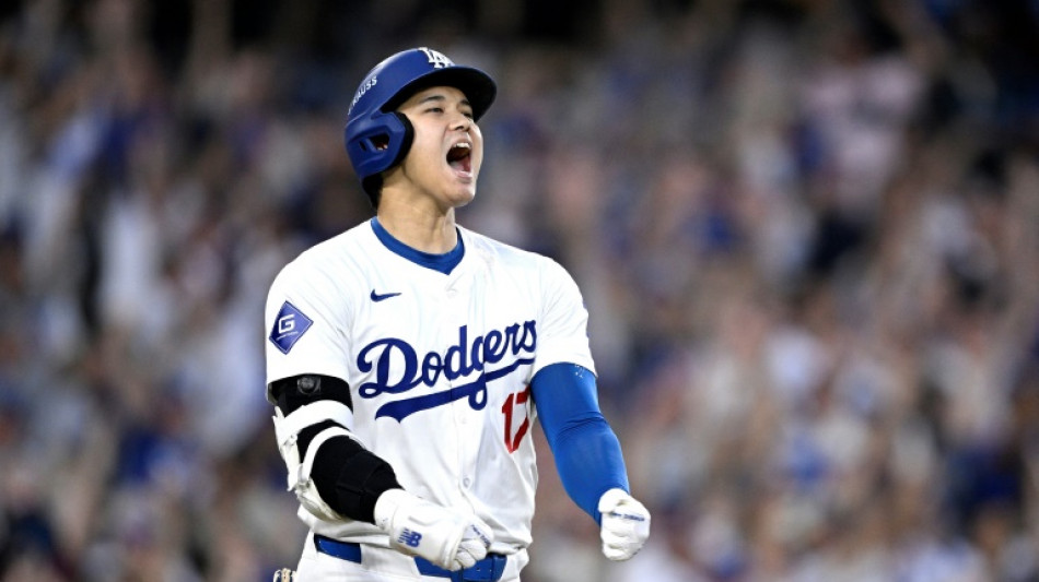 Ohtani magic powers Dodgers over Padres in MLB playoff thriller