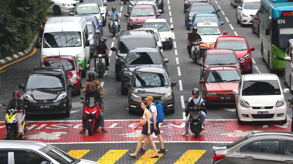 Nel traffico le auto somigliano ai batteri in cerca di cibo