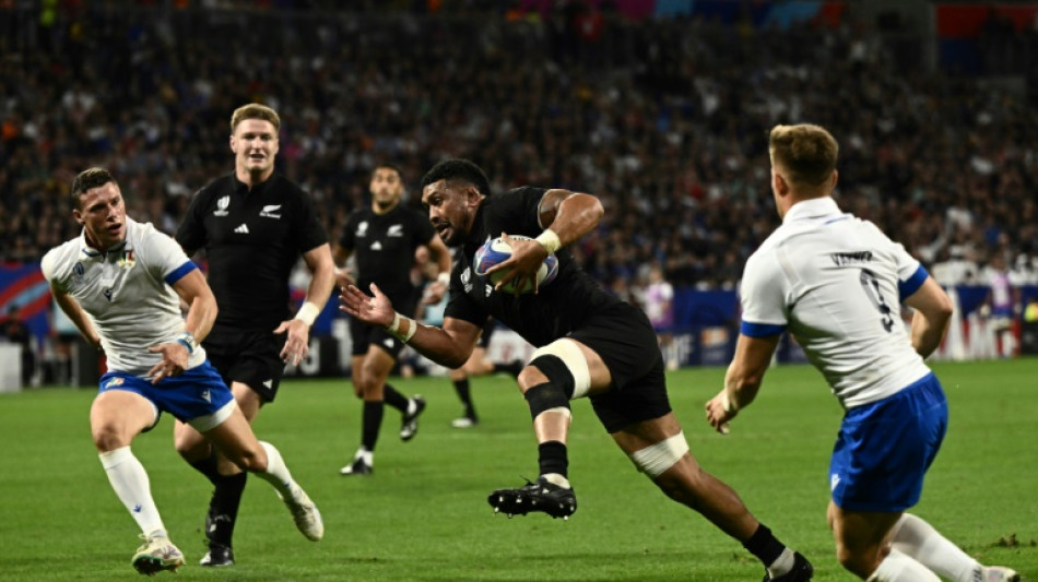 Mondial-2023: les All Blacks se rebiffent en étrillant l'Italie