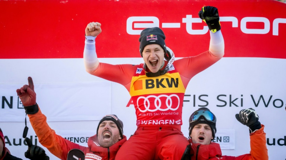 Ski alpin: Odermatt triomphe en descente à Wengen, devant Sarrazin