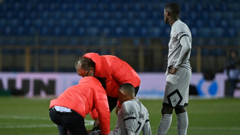 L1: Mbappé blessé au bout de 20 minutes à 13 jours de PSG-Bayern, Galtier "pas inquiet"