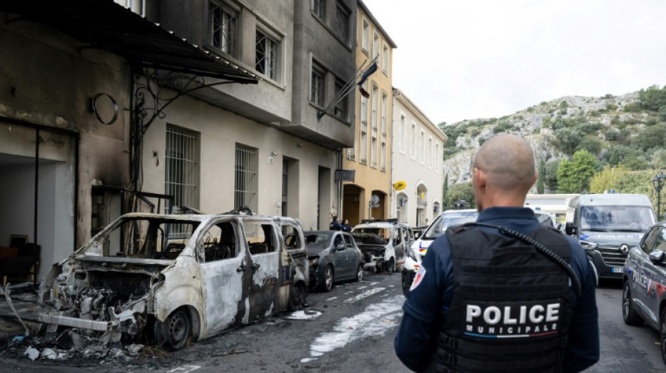 France vows to step up drugs fight after police vehicles torched