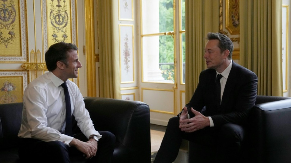 El presidente francés recibe a Elon Musk antes de un evento sobre inversionistas