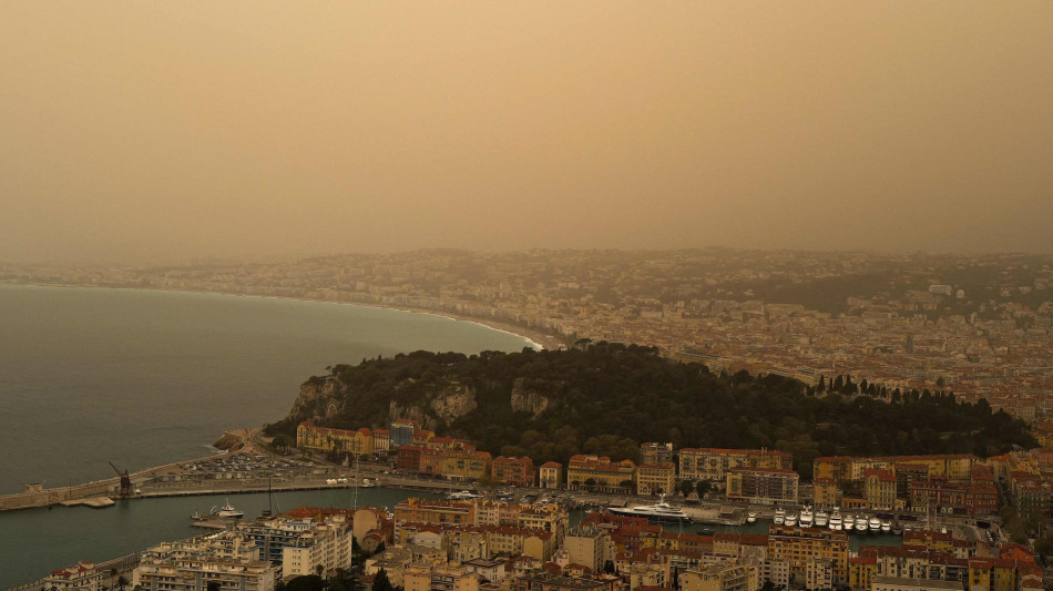 Copernicus, in arrivo sabbia del Sahara sul Mediterraneo est