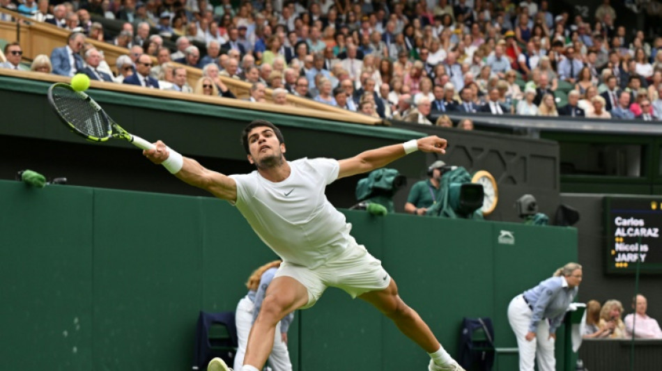 Wimbledon: Alcaraz peu convaincant, Berrettini beaucoup plus