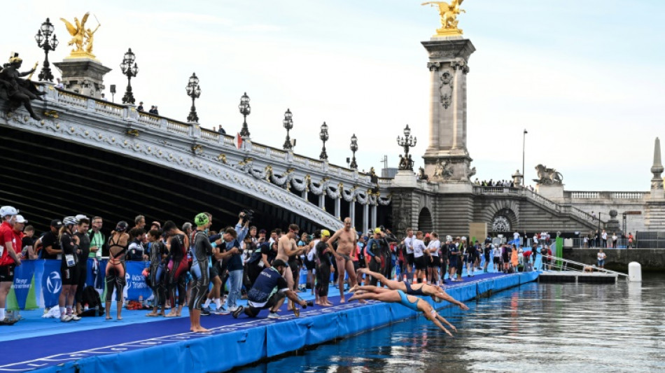 Triathlon: un "test event" dans et autour de la Seine à enjeu pour la France