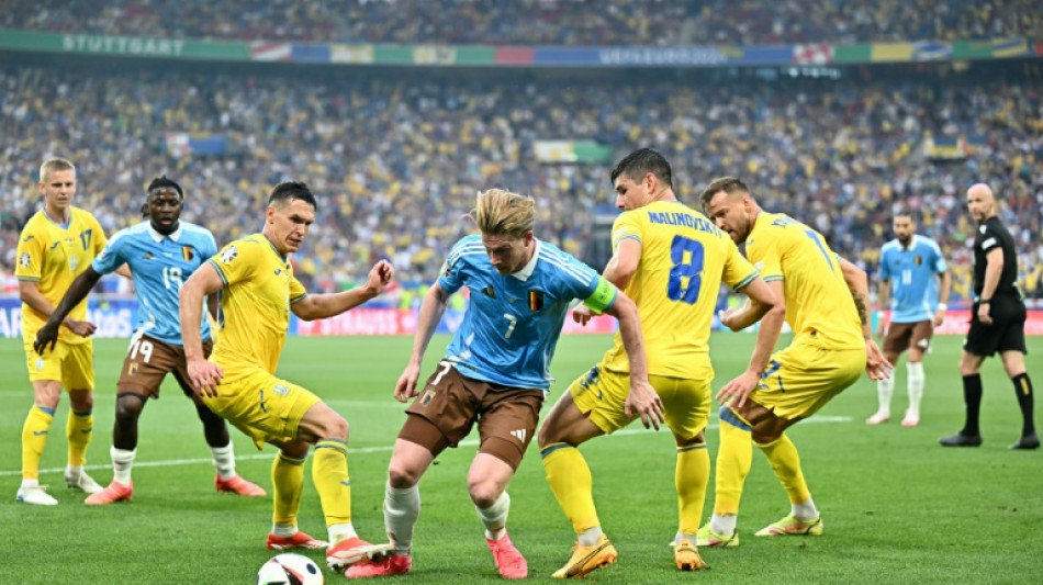 Euro-2024: la Belgique se contente du nul contre l'Ukraine et rejoint la France en 8e