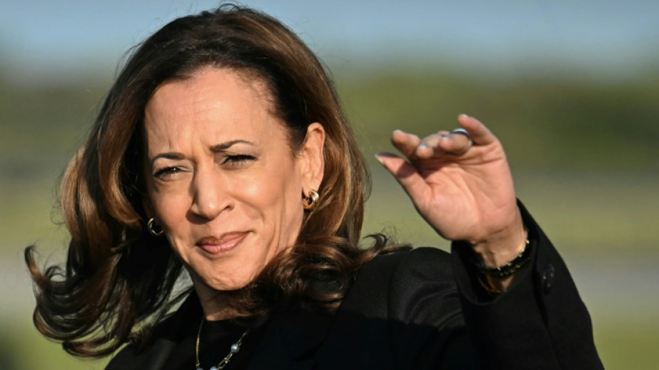 Harris arrives in Pennsylvania for crucial Trump clash