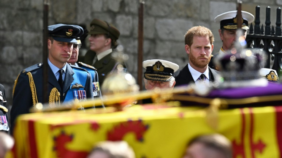 Guillermo y Enrique: juntos en el funeral de la reina, todavía alejados