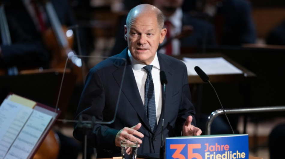 35 Jahre Friedliche Revolution: Scholz mahnt zu Verteidigung von Demokratie