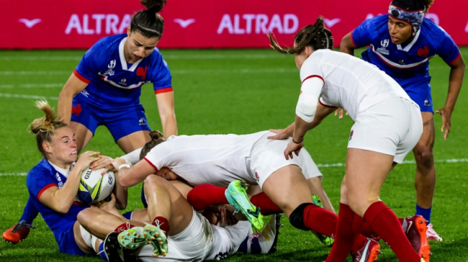 Mondial de rugby: les Bleues, combattantes, proches de l'exploit face aux Anglaises