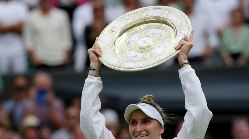 Wimbledon: la Tchèque Marketa Vondrousova remporte son premier tournoi du Grand Chelem