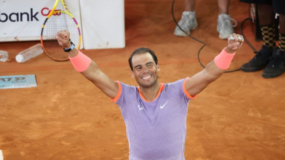 Masters 1000 de Madrid: non, Nadal n'a pas encore rendu les armes