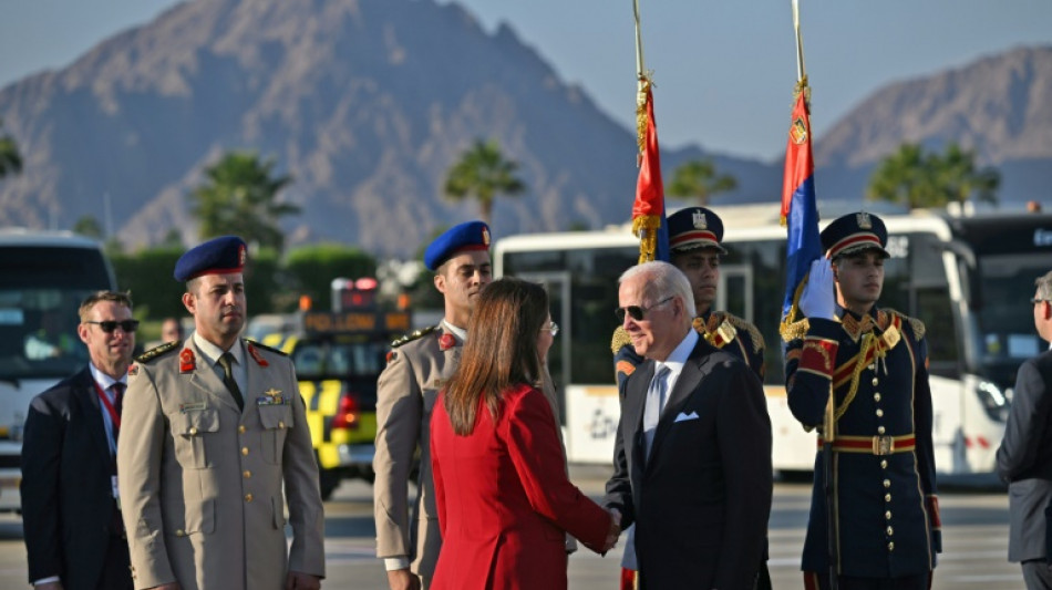 Biden im ägyptischen Scharm el-Scheich eingetroffen