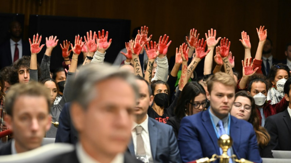 'Salvem as crianças de Gaza', gritam manifestantes no Congresso dos EUA