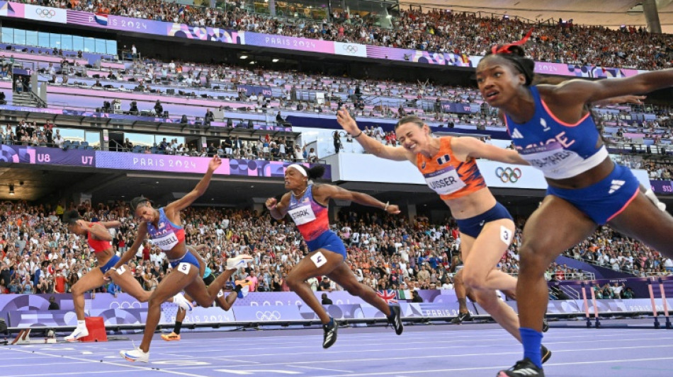 La Gaceta De Mexico USA's Russell wins Olympic women's 100m hurdles gold