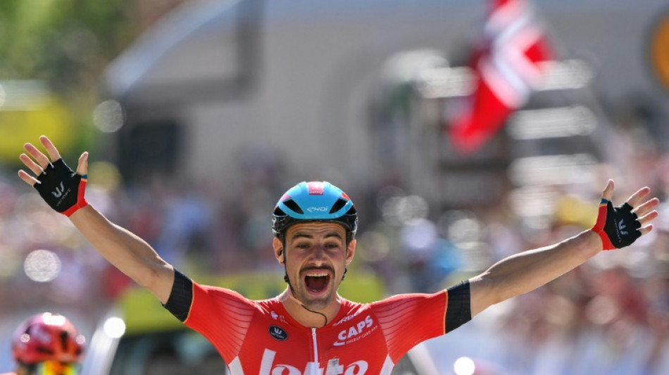 Tour de France: le Belge Campenaerts s'impose dans l'émotion à Barcelonnette